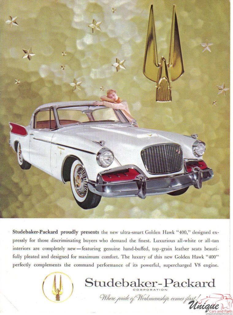 1957 Studebaker Golden Hawk Folder